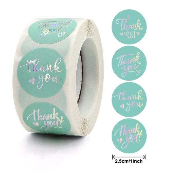 Stickers adhesivos, “Thank you” STCK01